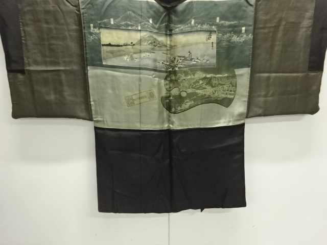 Japanese Kimono / Zugawari Silk